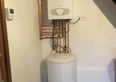 chaudière gaz condensation à très haute performance énergétique, Préparateur eau chaude sanitaire - à Bucy le long 02880