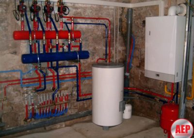 Réalisation d’un chauffage centrale au gaz avec production d’eau chaude sanitaire Pour un local commerciale et deux appartements à Soissons 02200